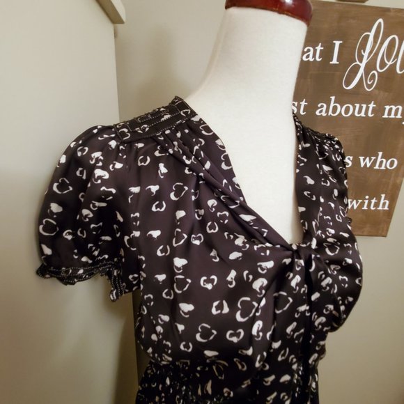 Max Studio Heart Print Dress - Picture 4 of 9